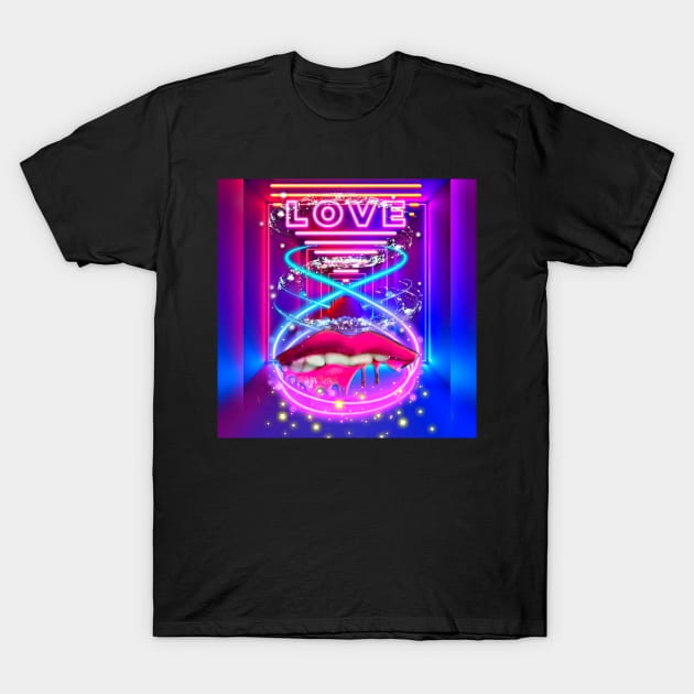 Love Lit Lips T-Shirt by Share_1